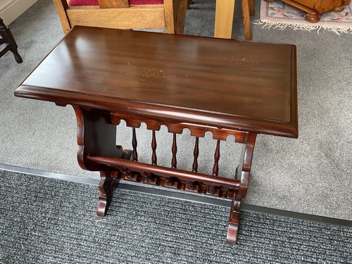 Side table with - magazine, rack