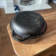 Lodge Large Cast Iron Double Dutch Oven