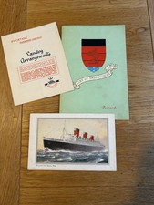 Passenger list and Memorabilia