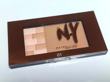 Maybelline NY Face Studio Shimmer Bricks Bronzer Bronzing Powder - 01 Blondes