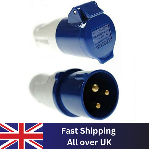 Amp 240v site trailing plug - amp,