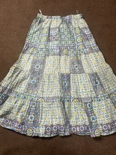 Patchwork hippy boho beach festival Gypsy Skirt Size 14