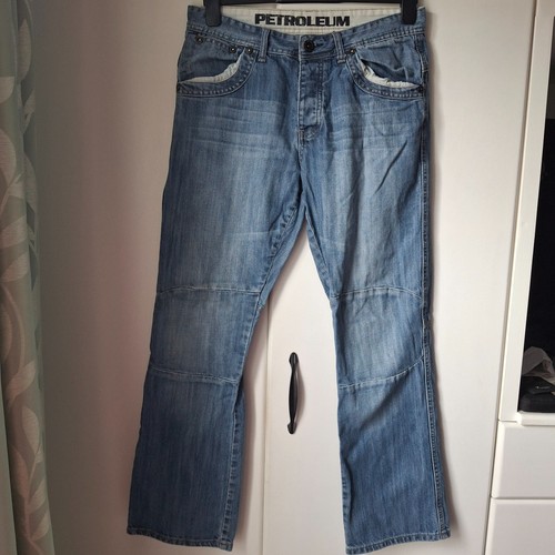 Men blue petroleum denim - blue,