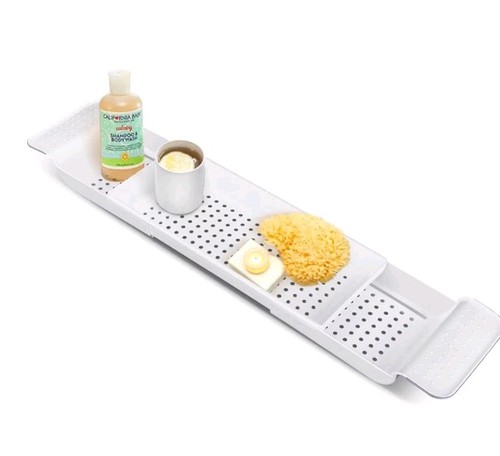 Extendable bathtub tray rack - bathtub,