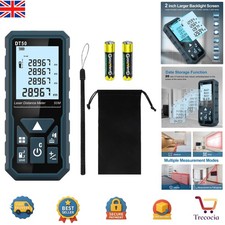 Accurate Laser Distance Meter 50m - Shockproof, Durable for Indoor/Outdoor