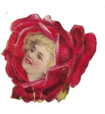 c1888 French DIECUT FANTASY