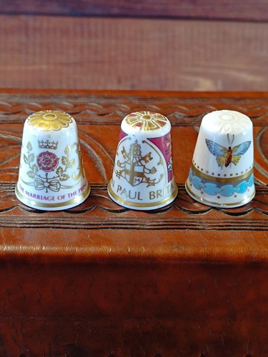 Vintage religous thimbles - 3,