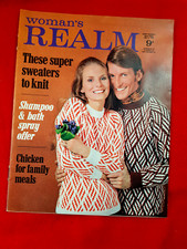 Vintage WOMAN'S REALM Magazine : 2nd May 1970
