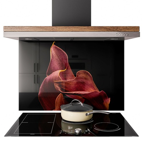 Glass splashback kitchen tile - glass,