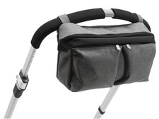 ⭐️ Bugaboo Donkey Fox Bee ORGANISER Grey Melange Stroller Handle Compact Bag NEW
