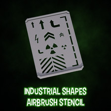 Industrial Shapes Stencil
