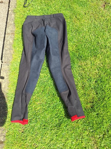 Euro star black breeches - black, full
