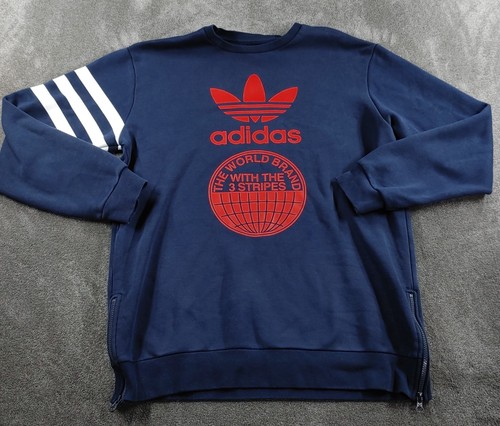 Adidas jumper mens medium navy - adidas,