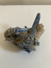 Blue Kyanite Crystal In Quartz