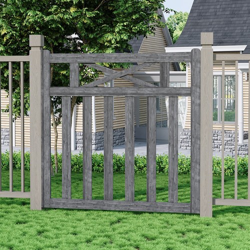 Wooden garden gate - wooden,