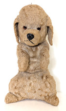 Vintage mohair begging poodle - vintage,