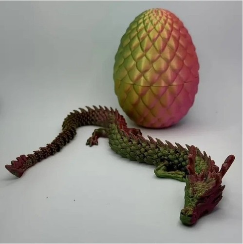 Printed crystal dragon egg - printed,