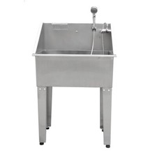 Pedigroom Compact Stainless Steel Dog Grooming Bath