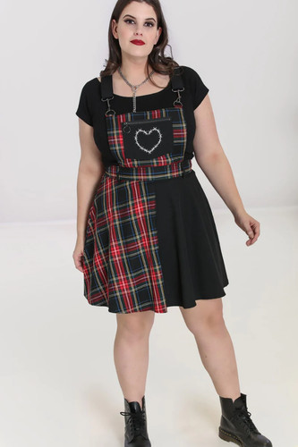 Heather pinafore dress - dress, hell