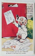 G.E. Studdy. "Bonzo" Vier woorden zijn me niet voldoende. Valentine's5144. Dutch