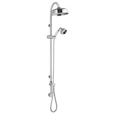 Bayswater Concealed Shower Kit with Rigid Riser with Fixed Head and Handset