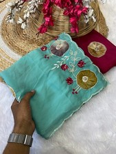 Stra Georgette Traditional Wear Beautiful Sari, Elegant Saree With Blouse 11-SF