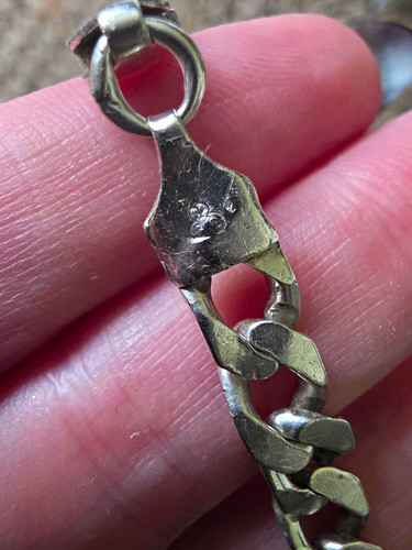 925 sterling silver curb link - 925,