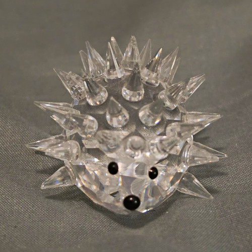 Crystal hedgehog figurine with - hedgehog,