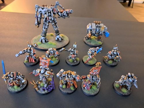 Warhammer 40k painted grey - 40k,
