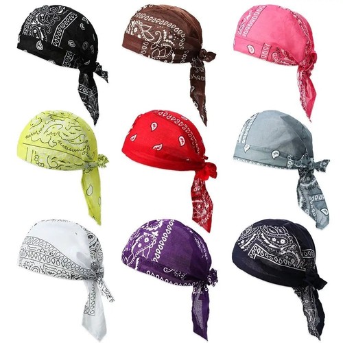 Paisley cooling headscarf cap - cooling,