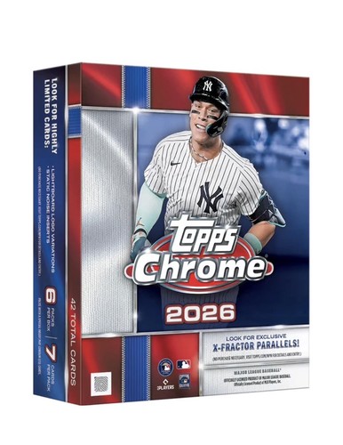 Topps 2026 chrome mlb - topps,