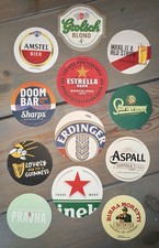 12 x Mixed Round Beer Mats  -