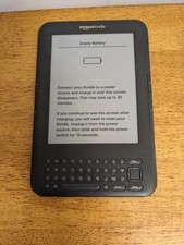 Amazon Kindle Keyboard D00901 3rd Generation Not Charging dead battery.