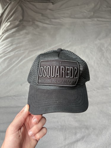 Dsquared2 black baseball cap - dsquared2,