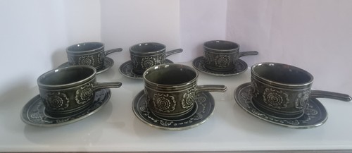 Mcm set six soup - bowls, &