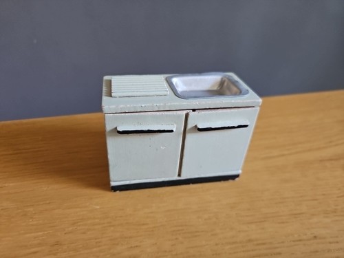 Vintage dolls house painted - vintage,