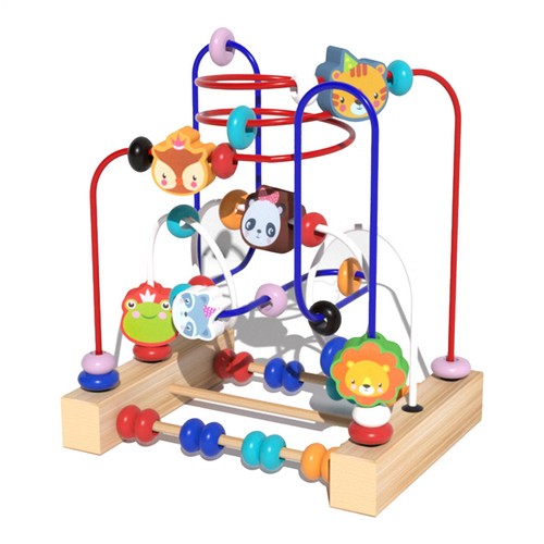 Bead maze cartoon wooden - bead,