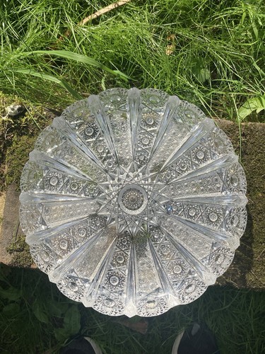 Lead crystal centrepiece - crystal,