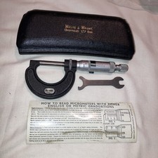 moore and wright micrometer