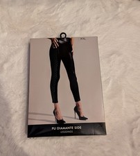 Diamante side leggings ann - side,