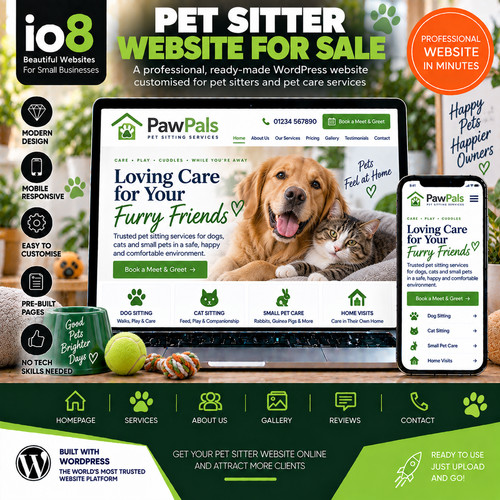 Pet sitter website - pet,