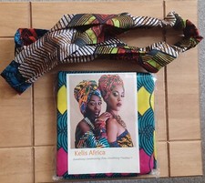 AFRICAN WAX PRINT HEAD TIE