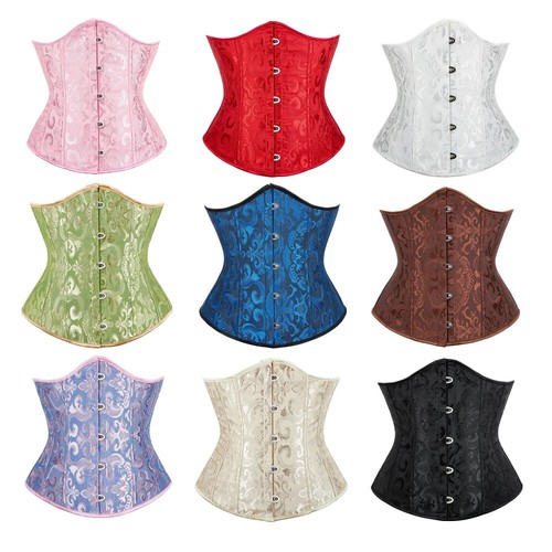 Jacquard underbust corsets - underbust,