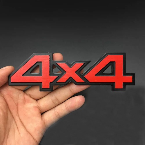 Metal chrome 4x4 - 4x4, rear