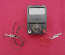 VINTAGE BAKELITE TAYLOR JUNIOR MULTIMETER VOLTS AMPS OHMS ELECTRICAL TEST METER