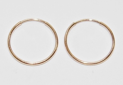 9ct gold sleeper - 9ct, hoop