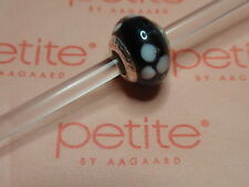 ** Genuine Lovelinks  PETITE RANGE * BLACK & WHITE FLOWERS Charm **