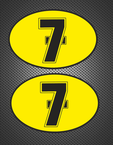 Barry sheene number decals - barry,