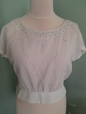 1940s Cream Blouse (Still