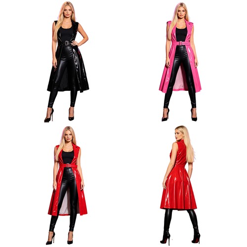 Women jacket rave - trench, vest